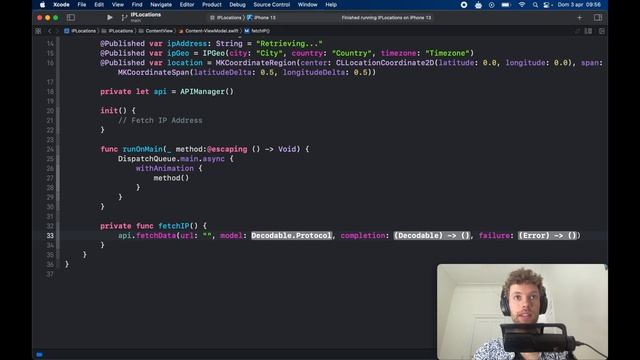 Build a SwiftUI IP Address Locator App for iOS 15 with MVVM (2022) смотреть онлайн