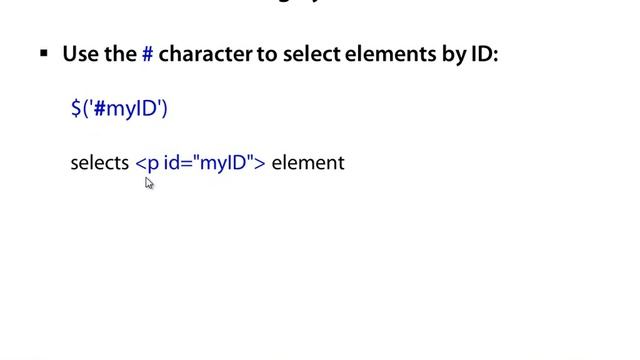 9 Selecting Nodes by ID смотреть онлайн