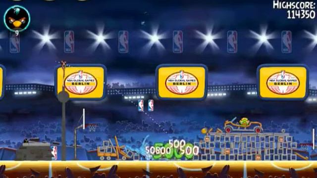 Angry Birds Seasons NBA Ham Dunk Level 1-11 BERLIN 3 Star Walkthrough Gameplay смотреть онлайн