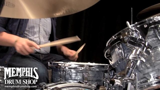 Ludwig Classic Maple Drum Set - Sky Blue Pearl - Played by Eric Slick смотреть онлайн