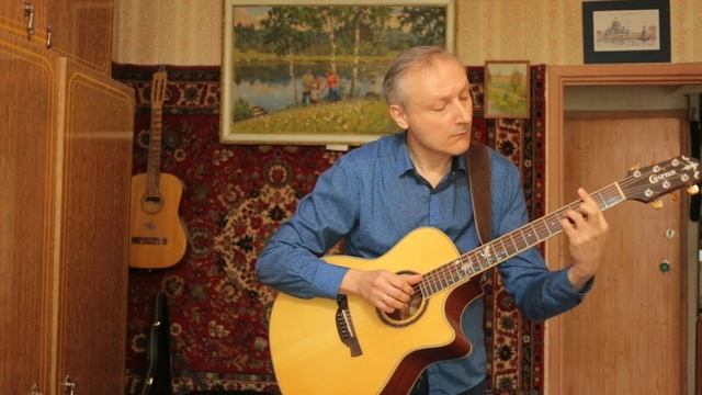 Кавер по-домашнему. Снег над Ленинградом Мелодия из кф Ирония судьбы...