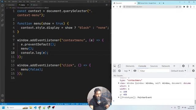 Custom Context Menu Pure JavaScript | Tutor Joes | Tamil | Project - 23 /100 смотреть онлайн