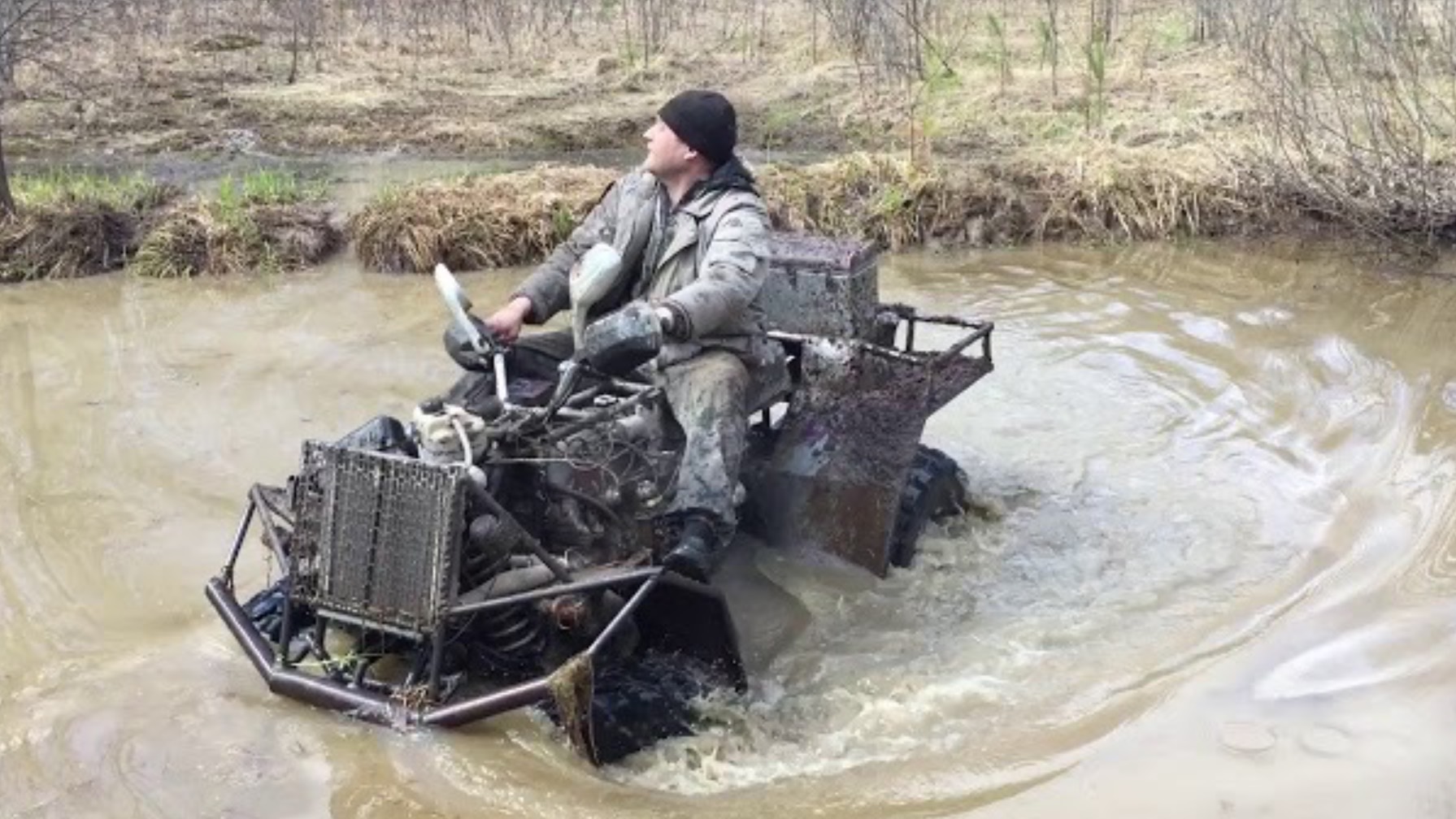 Самодельные квадрики по болоту смотреть онлайн