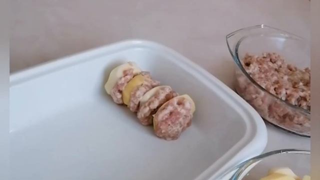 Картофель с фаршем "Праздничный" смотреть онлайн