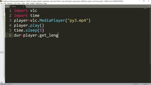 Video Player Using Python | tamil смотреть онлайн