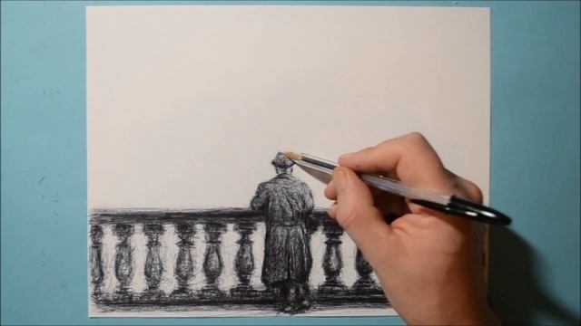 Drawing London Bridge / Ballpoint Pen Sketch / Scribble Art Therapy / Day 064 смотреть онлайн