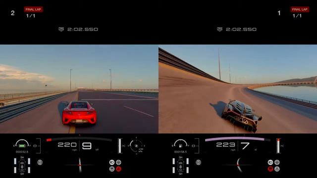 2p split screen in Gran Turismo sport смотреть онлайн