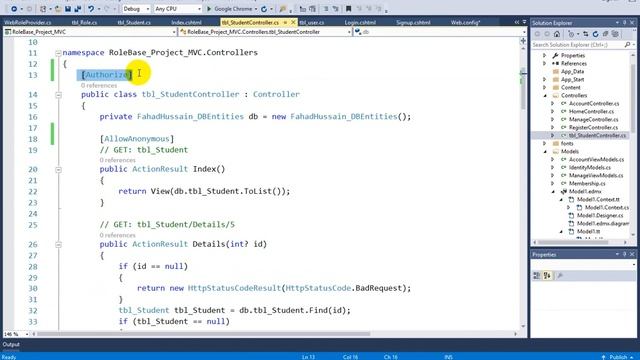 Tutorial 33: (Part 2, Final) Roles in MVC | Assigning Role to User and Admin with Filters in MVC смотреть онлайн