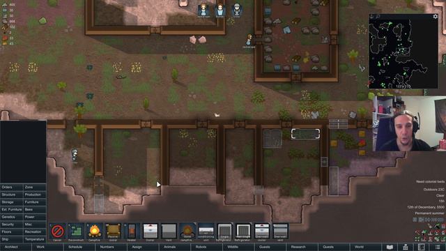 Let's Play Genetic Rim Pt 2 - 01 - Rimworld Royalty Gameplay