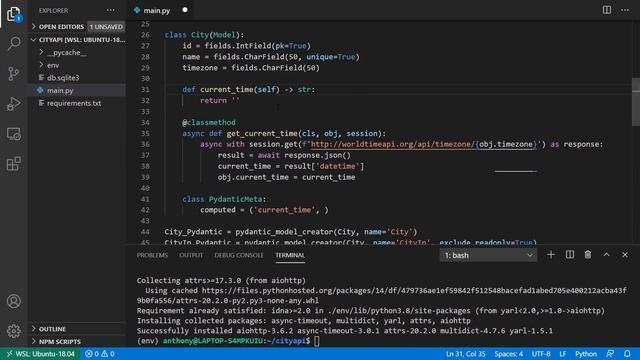 Integrating AIOHTTP Into a FastAPI App смотреть онлайн
