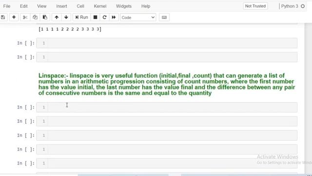 #10 linspace and repeat in Numpy | смотреть онлайн