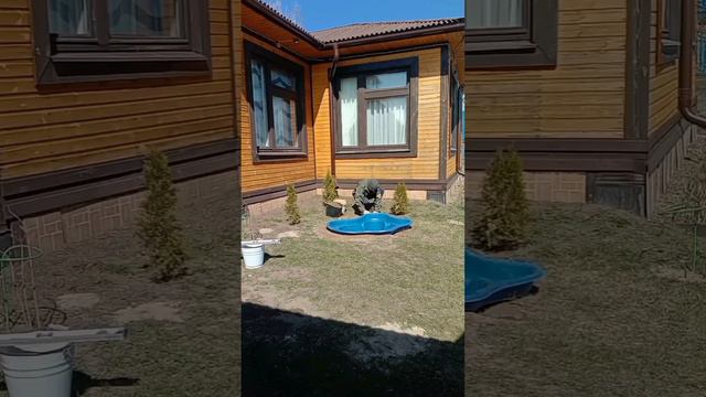 Садовый пруд на даче 🌀👍 смотреть онлайн