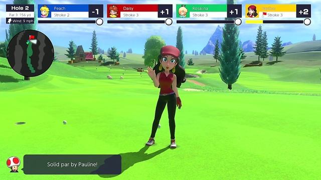 Mario Golf Super Rush Peach Vs Daisy Vs Rosalina Vs Pauline
