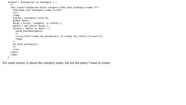 Wordpress: Post Query not working смотреть онлайн