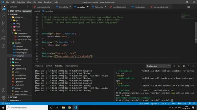 Forms In Laravel 7 | Laravel Complete Course | Hindi | #6 смотреть онлайн