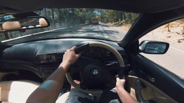 Scenic Drive FPV First Person View Mt Coot-tha - BMW E46 Convertible смотреть онлайн