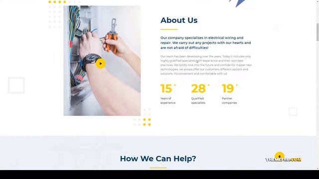 MrWatt - Electrician Services WordPress Theme repair electricity business Kurashina смотреть онлайн