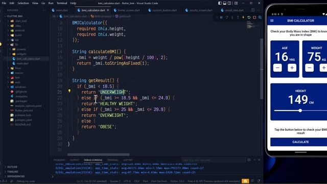 FLUTTER BMI CALCULATOR - PART 5 FINAL смотреть онлайн