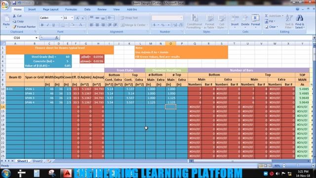 Detailing and Design of Continuous Beam using etabs tutorial video 8 смотреть онлайн