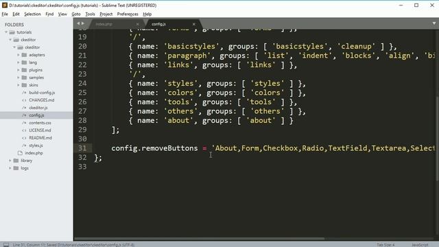 Customize ckeditor toolbar, dialog part2 смотреть онлайн