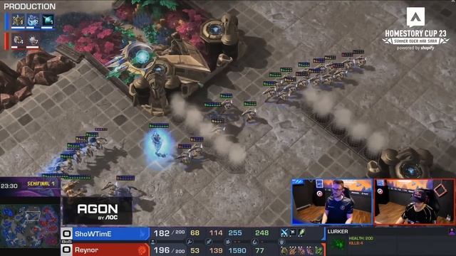 ★ Лучшая игра HomeStoryCup 23 | Reynor VS ShoWTimE | ZERG в StarCraft 2 ★ смотреть онлайн