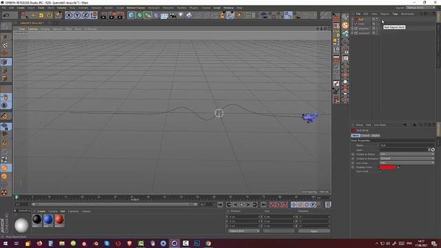 11.Cinema4d. Modeling and Animation. Замедление движения (slowmotion) часть1 смотреть онлайн