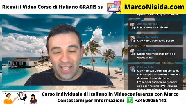 Curso de Italiano #21 Clases de Italiano en Vivo (9pm Hora Italiana) смотреть онлайн