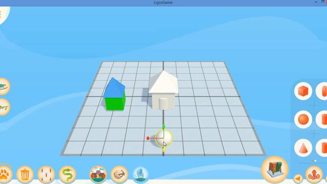 Урок по 3 D моделированию в LigroGame "Домики" смотреть онлайн