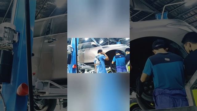 nissan patrol. removing shock absorber. смотреть онлайн