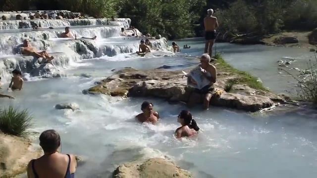 Saturnia Thermal Springs - Terme di Saturnia, Maremma Tuscany смотреть онлайн