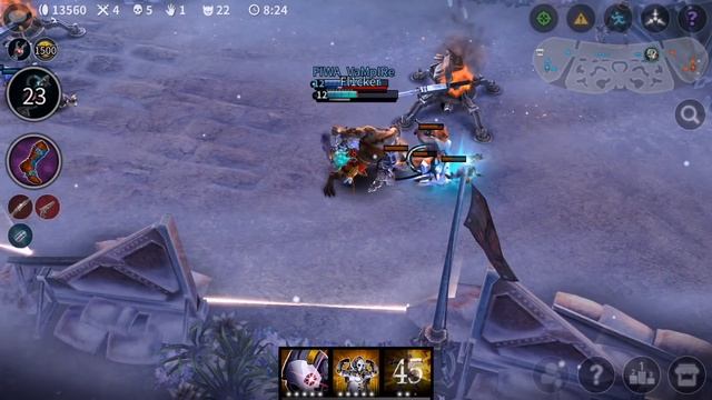 VainGlory - Новогодняя карта. Запись битвы (ios) #4 смотреть онлайн