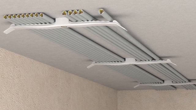 Прокладка кабеля по потолку без гофры - какой крепеж выбрать? смотреть онлайн