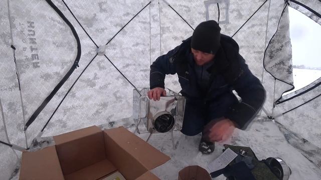 Палатка Улов HUNTER 240-240 печь Турист15 смотреть онлайн