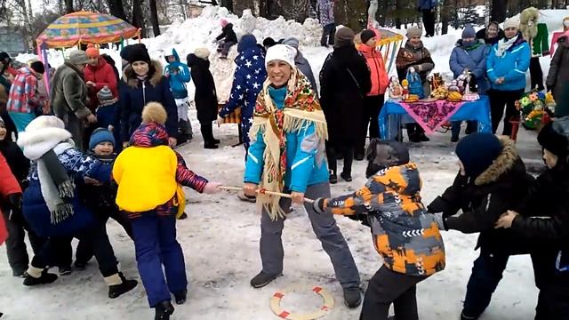 Проводы зимы. Парк Первомайский. Уфа 2019. смотреть онлайн