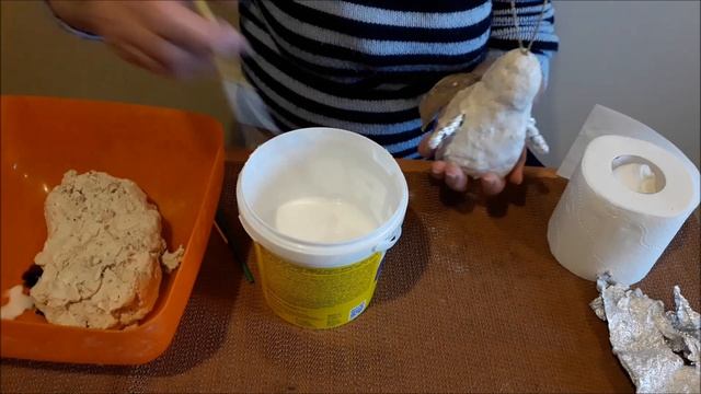 Рождественский ангел из папье-маше своими руками. смотреть онлайн