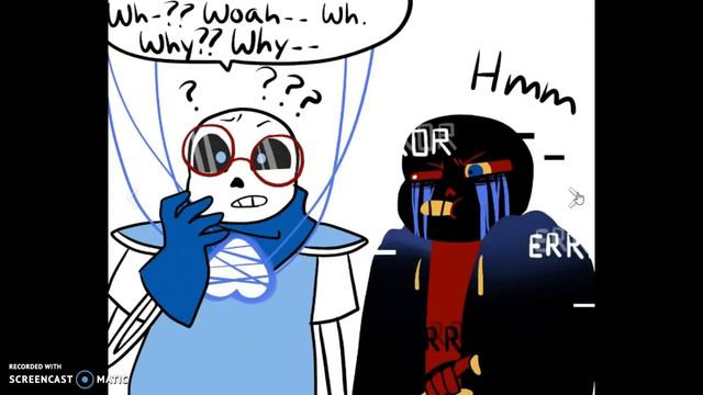 "Why did you slap me with glasses?" [Ask Error!Sans- short ] смотреть онлайн