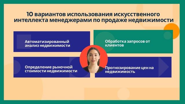 ИСКУССТВЕННЫЙ ИНТЕЛЛЕКТ В РАБОТЕ МЕНЕДЖЕРА ПО ПРОДАЖЕ НЕДВИЖИМОСТИ смотреть онлайн