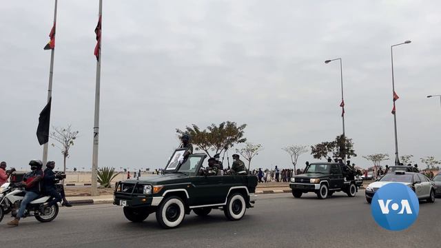 Cortejo fúnebre do antigo Presidente José Eduardo dos Santos смотреть онлайн