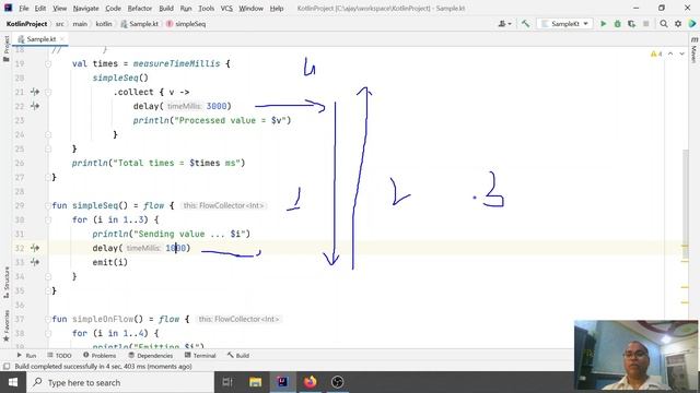 Kotlin Flow - Sequential vs Non-sequential, Flow context - flowOn, Buffering, Conflation смотреть онлайн