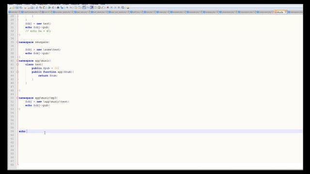 56 - Уроки PHP. Namespace (Пространства имен) смотреть онлайн