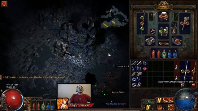 Kripp's Path of Exile races - Season Two, 90 Min Ancestral Solo (S02E019) смотреть онлайн