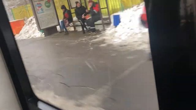 От остановки «МетроБ.Рок.» до остановки «Богородское» по маршруту трамвая «7» // 5 февраля 2022 год смотреть онлайн