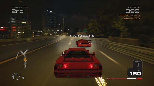 Project Gotham Racing 3 (PGR3): Custom Route 33 (Gameplay) at night смотреть онлайн