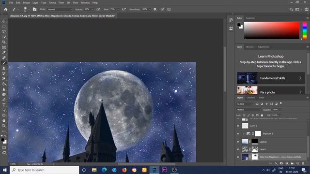 Harry Potter Hogwarts | Speed Art (Photoshop Manipulation) смотреть онлайн