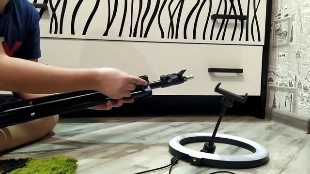 Как сложить кольцевую лампу ??? Обзор!!! смотреть онлайн