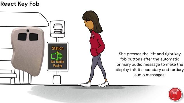 REACT key fob trigger for accessible bus stop display audio смотреть онлайн