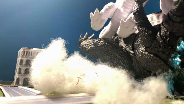 Godzilla x Kong vs Skar King & Shimo | Godzilla stop motion epic battle смотреть онлайн
