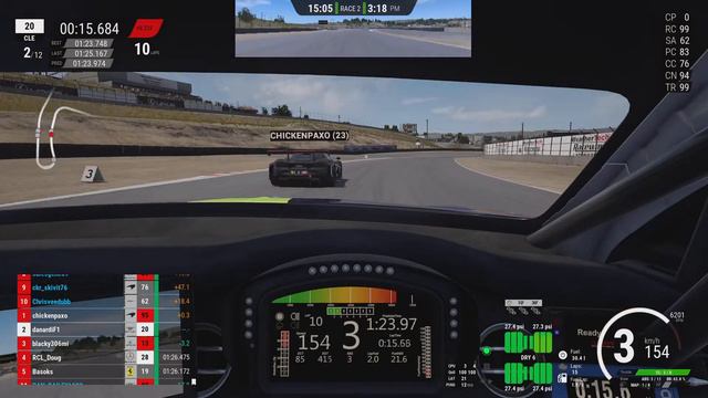 Assetto Corsa Competizione - Race Club Season 1 Rd 2 - Race 2 - Laguna Seca смотреть онлайн