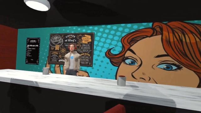 Jazz and Java with Oly | Woof's Diner | Somnium Space смотреть онлайн