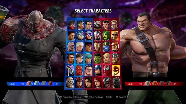 Nemesis VS Haggar Marvel vs Capcom Infinite Gameplay смотреть онлайн